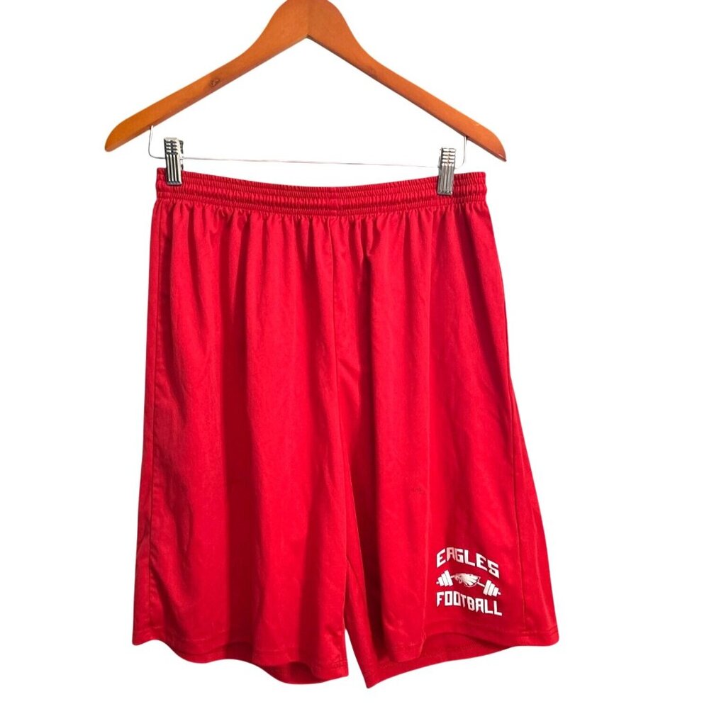 A4 Mens Red Eagles Football Athletic Shorts XL